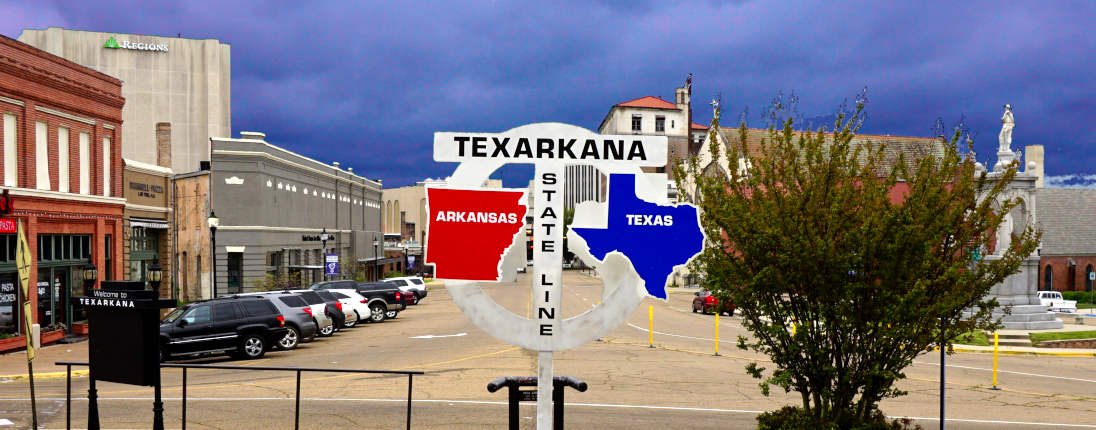 Texarkana - between two states